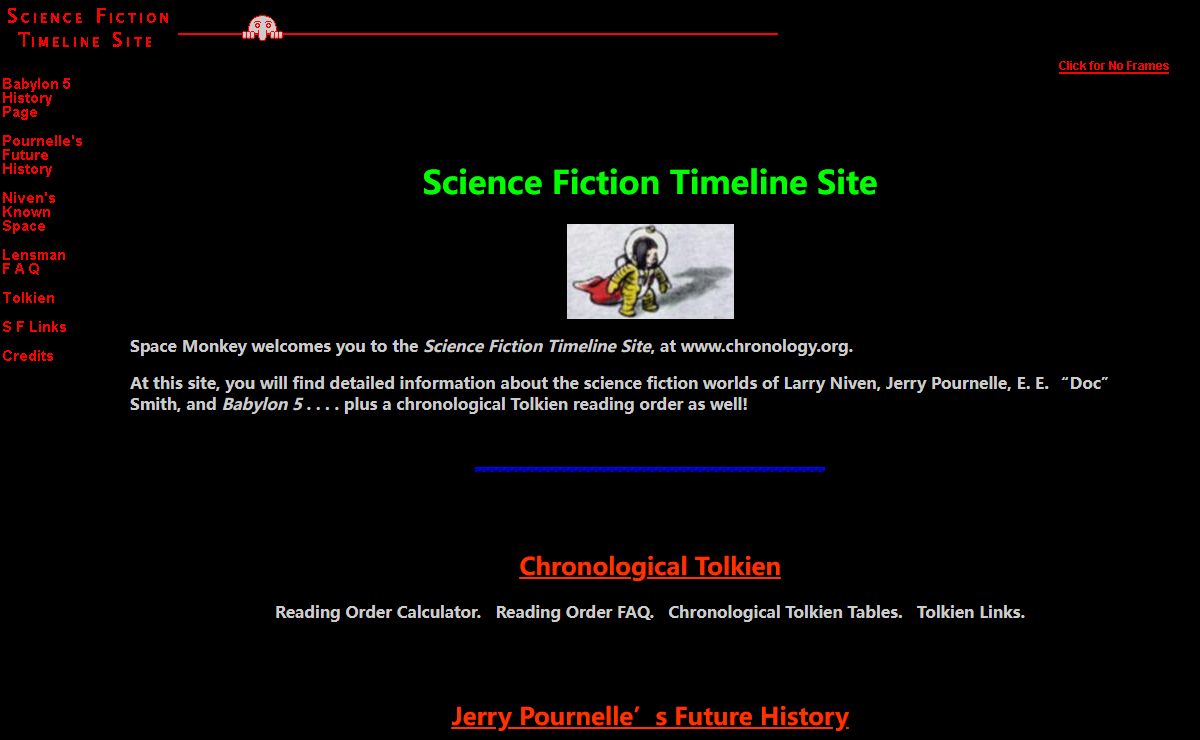 Science Fiction Timeline Site . . .