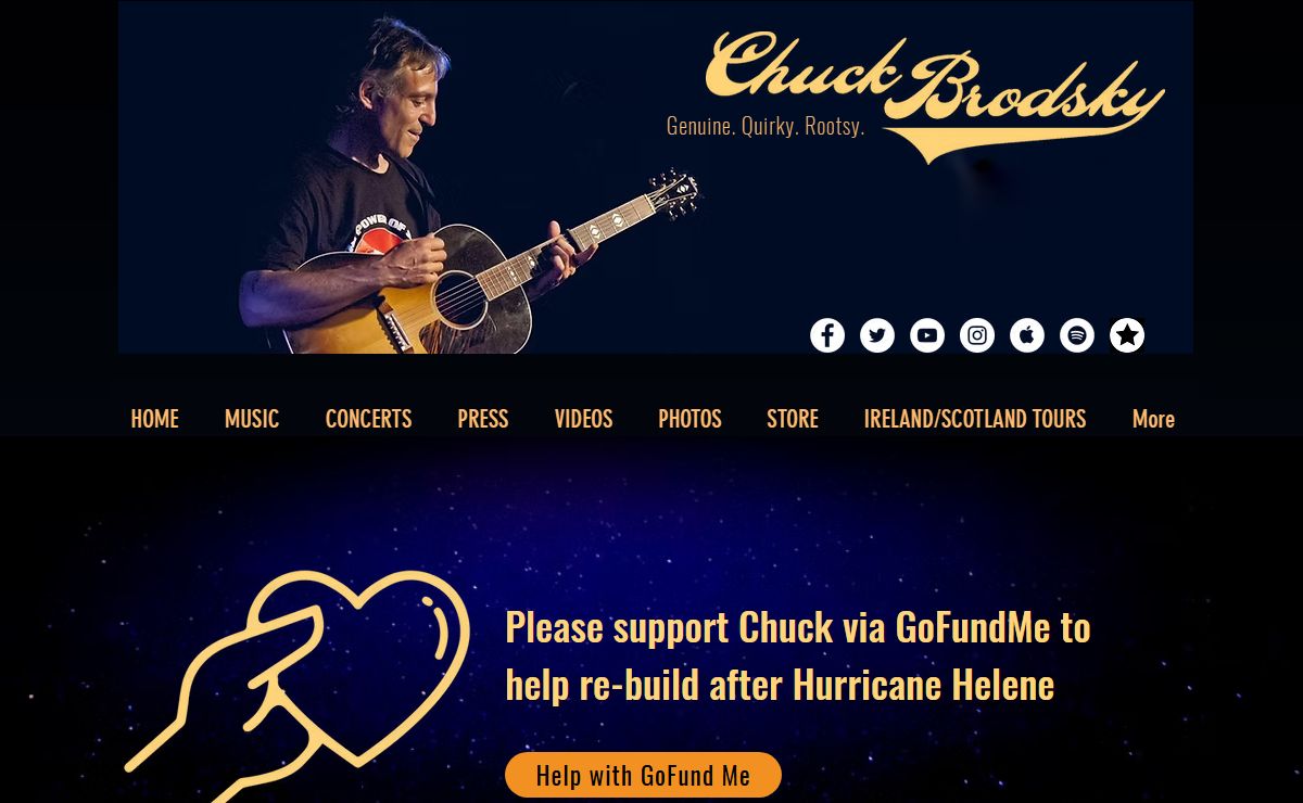 Chuck Brodsky Music | Genuine. Quirky. Rootsy.