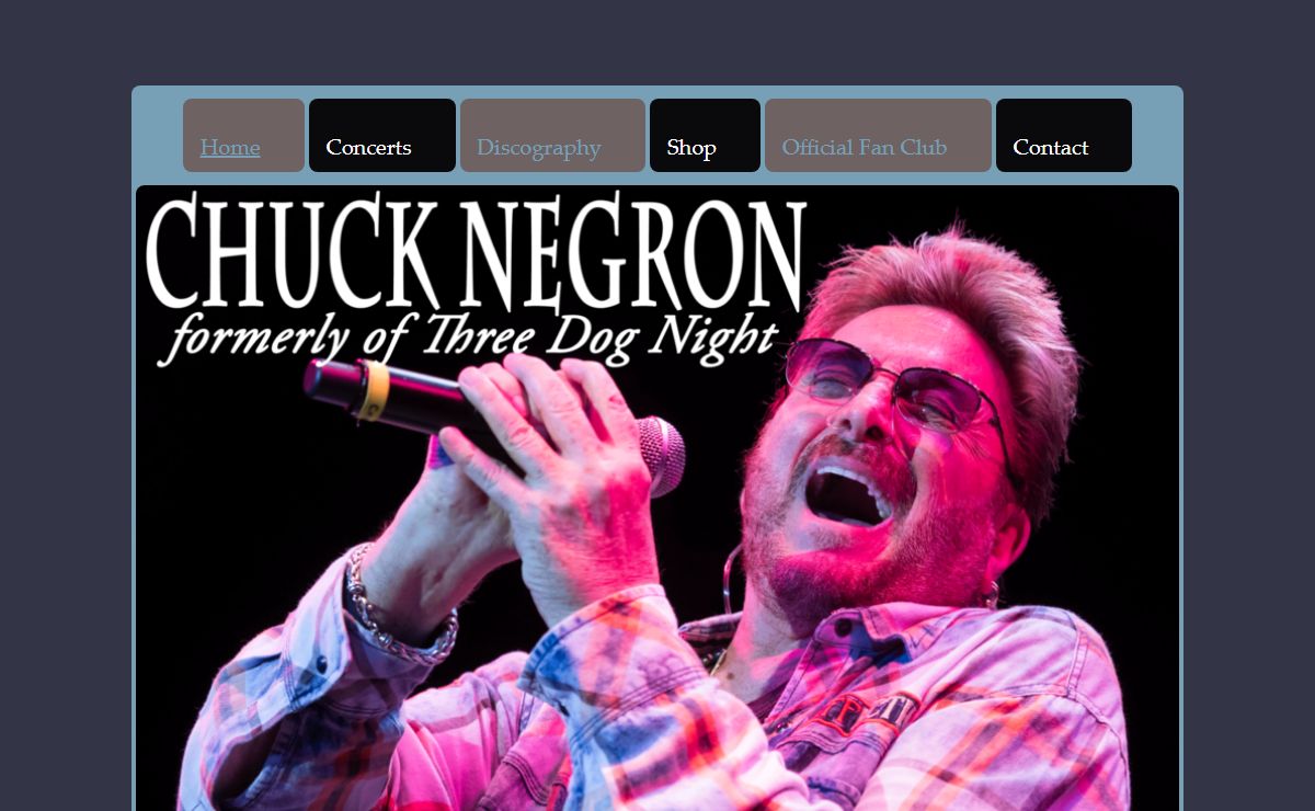 Chuck Negron - Formerly of Three Dog Night - Home