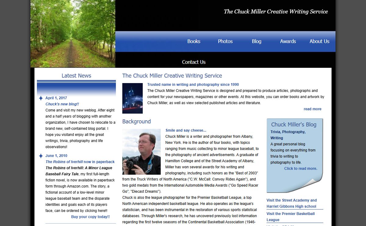 The Chuck Miller Creative Writing Service