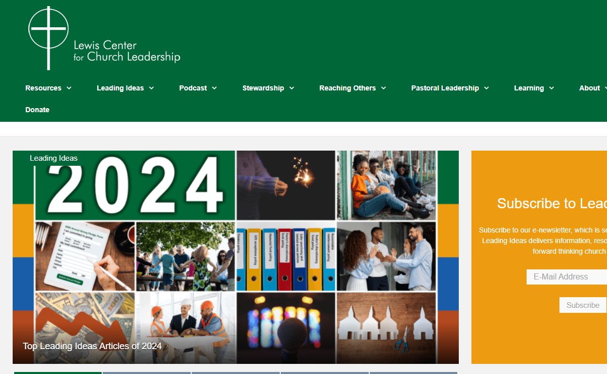 Home Page - Lewis Center for Church Leadership