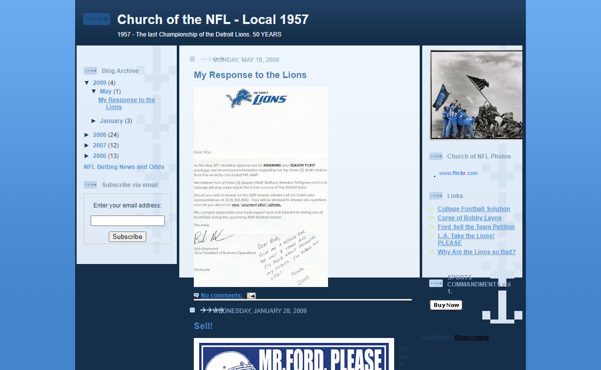 Church of the NFL - Local 1957