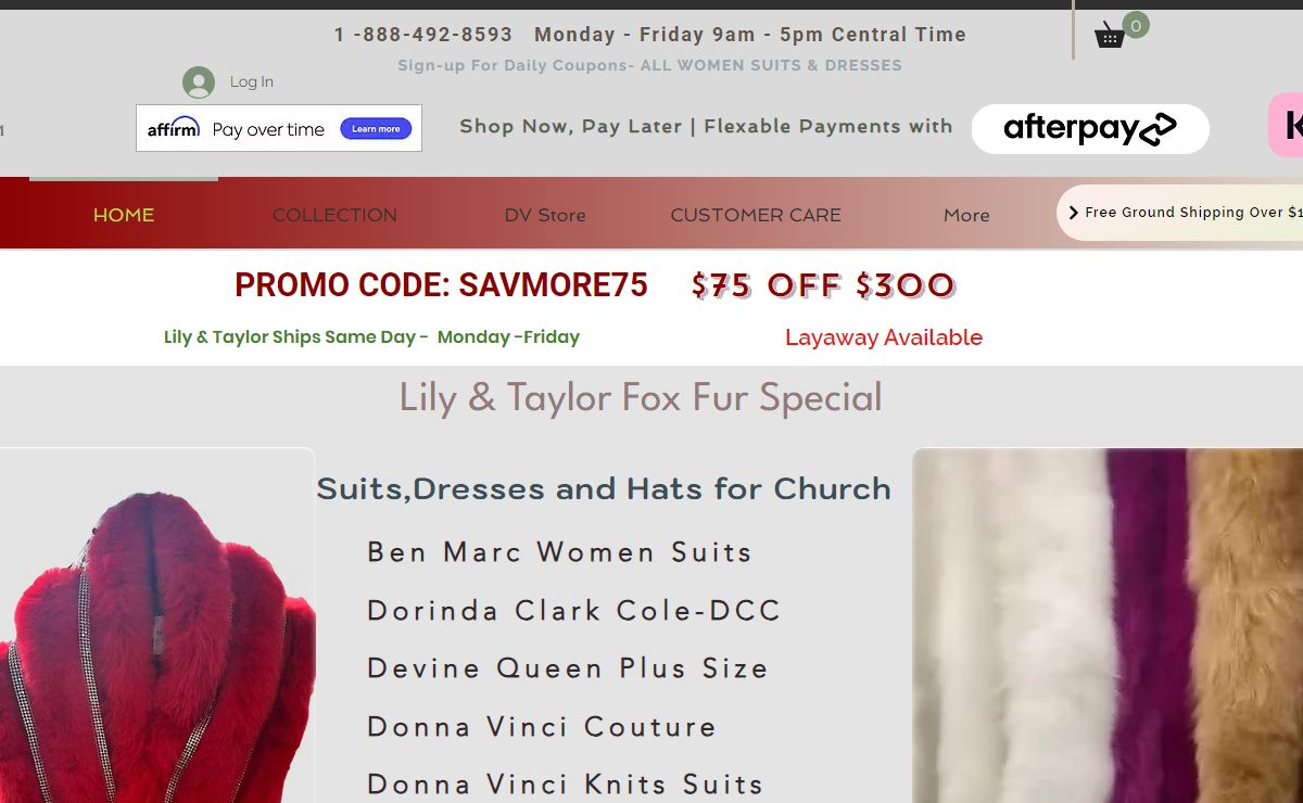 Churchsuit.com Donna Vinci Lily and Taylor Suits