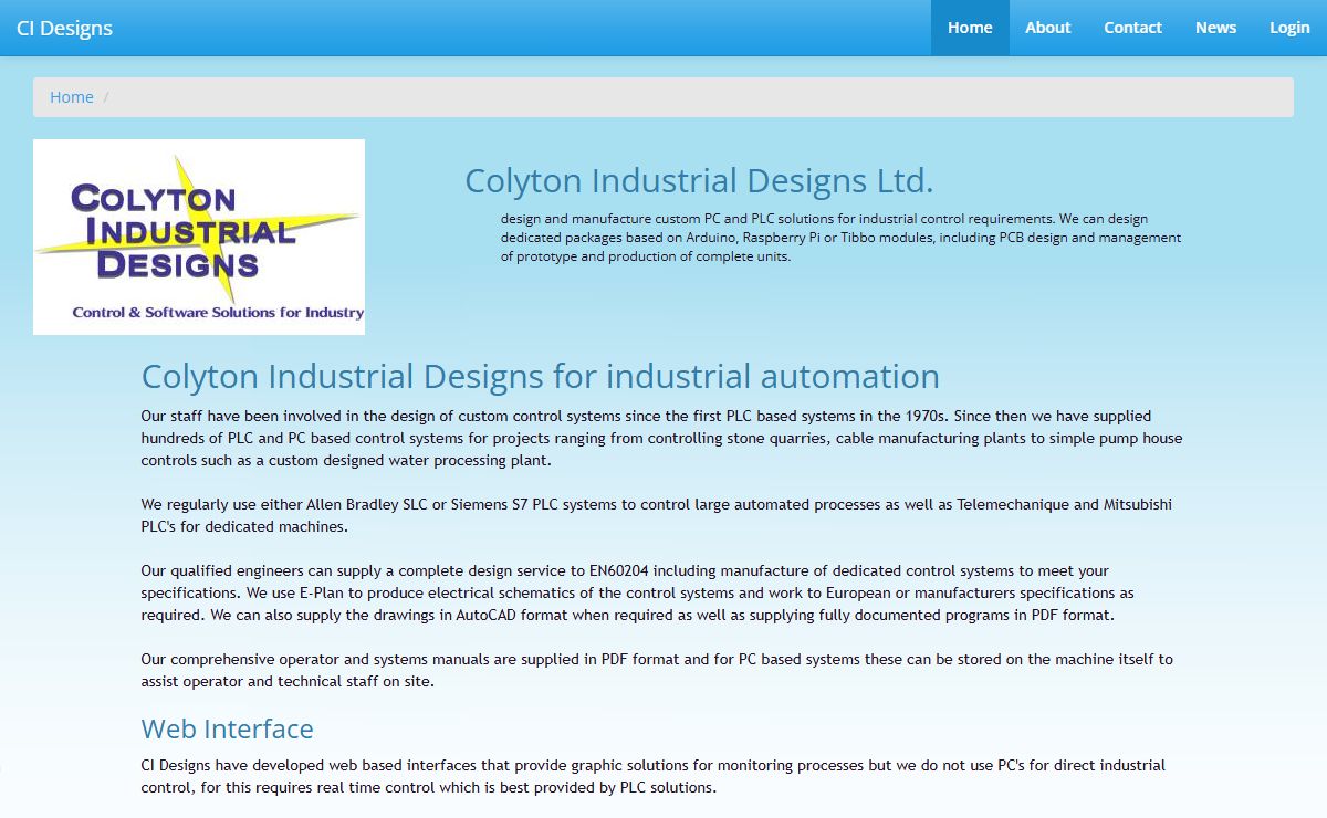 The home of Colyton Industrial Designs Ltd.