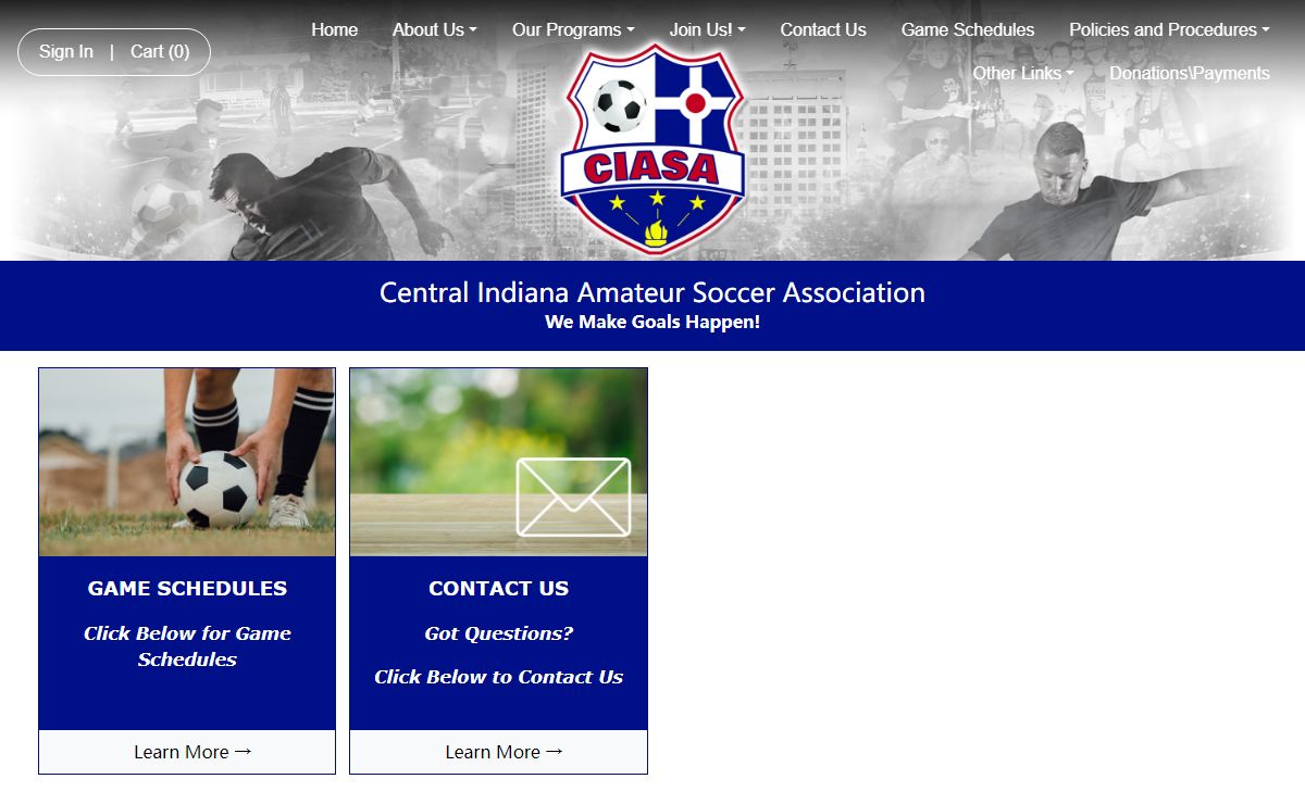 Central Indiana Amateur Soccer Association