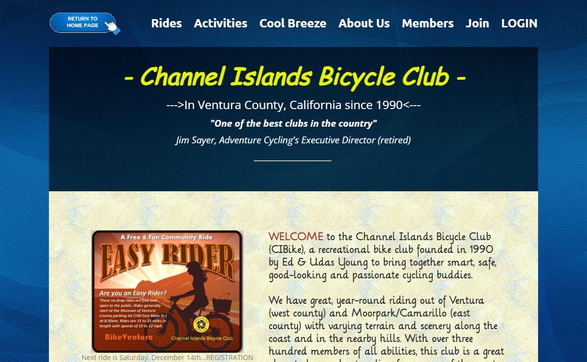 CHANNEL ISLANDS BICYCLE CLUB - Home