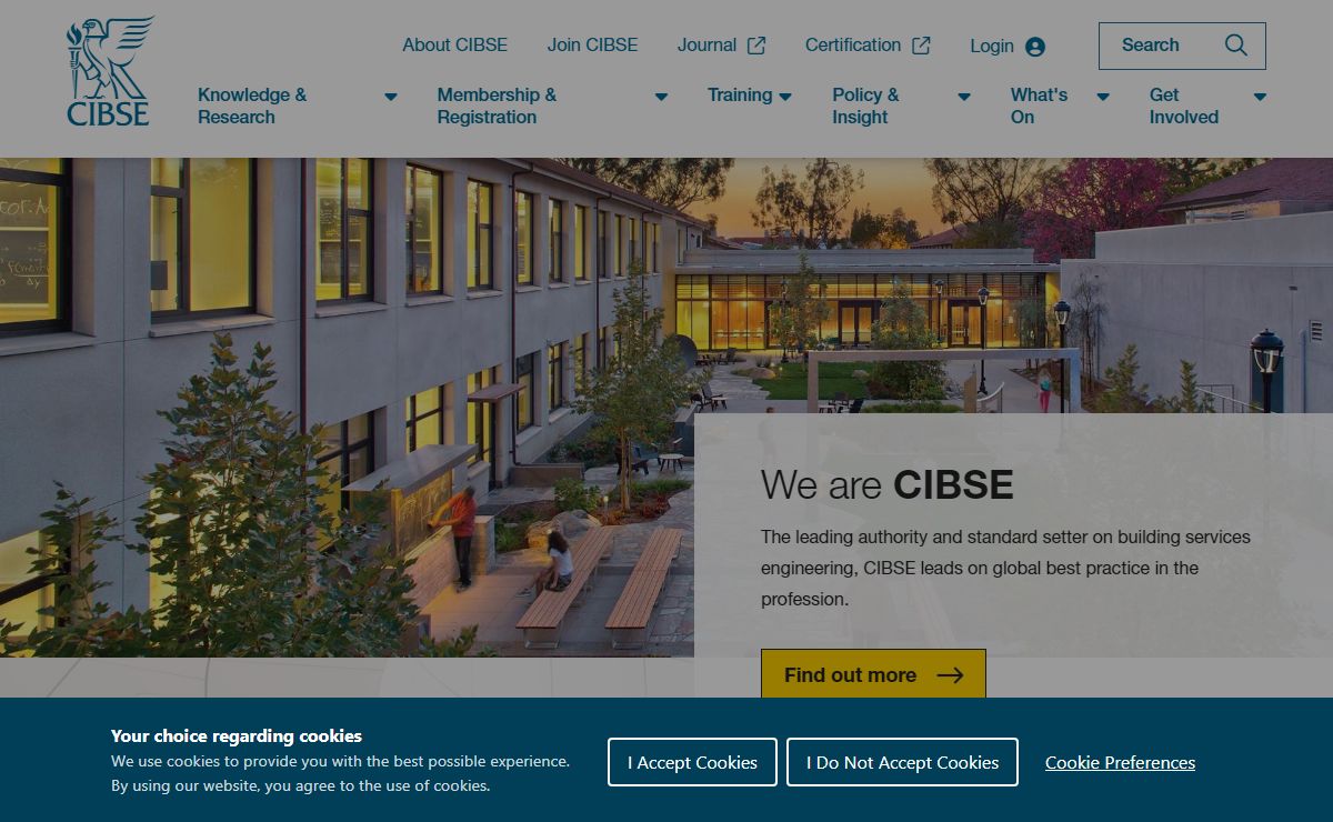 CIBSE - Chartered Institution of Building Services Engineers