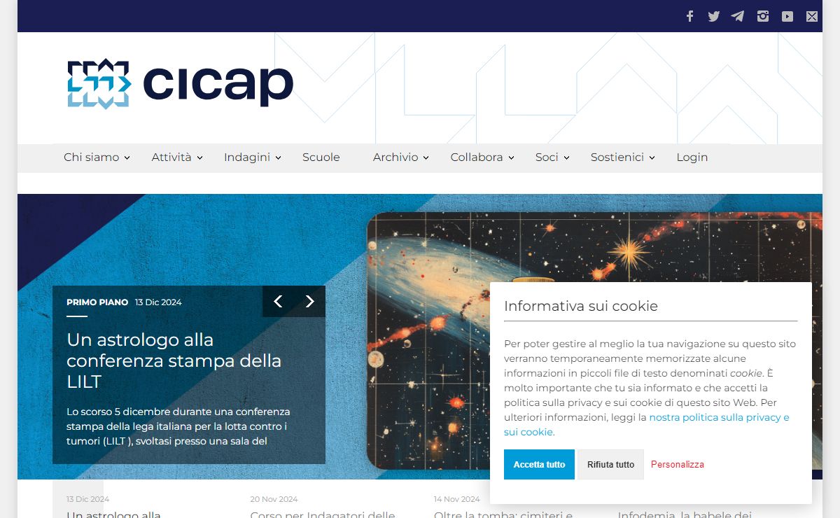 CICAP - HomePage