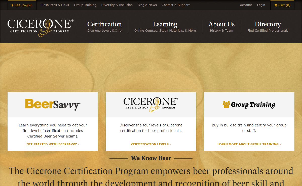 Cicerone Certification Program – Professional Certification for Beer Experts | Cicerone Certification Program
