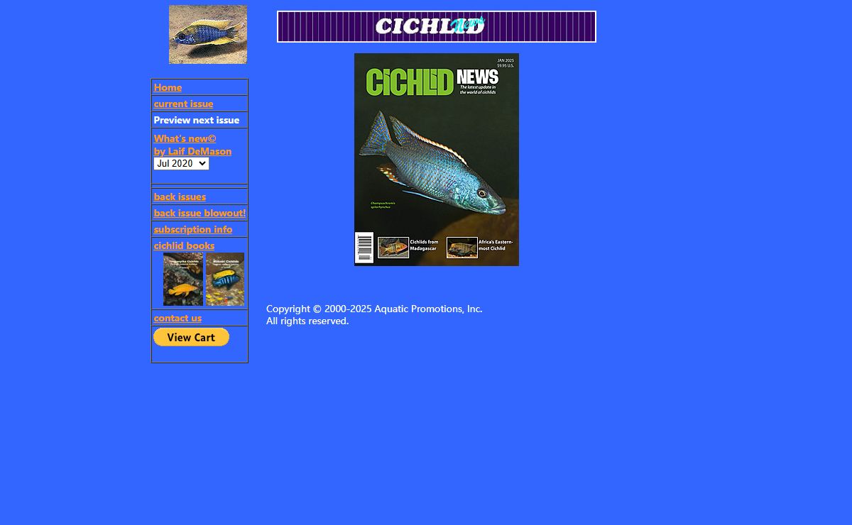 Cichlid News Magazine