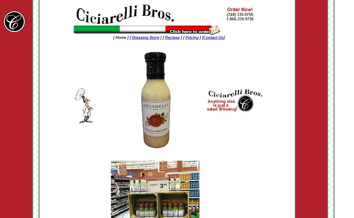 Ciciarelli Bros - Italian Salad Dressing