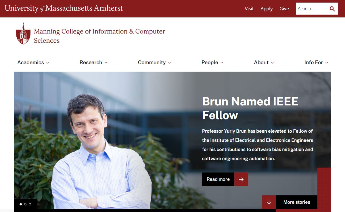 Manning College of Information & Computer Sciences : UMass Amherst