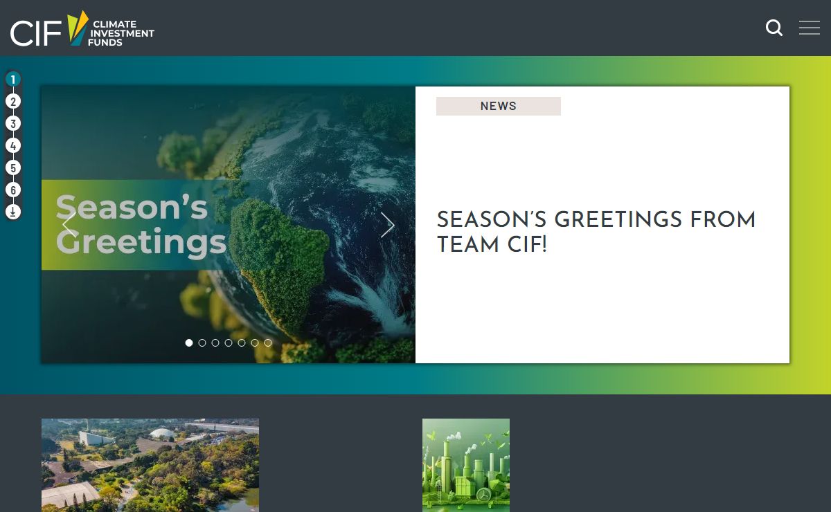 The Climate Investment Funds (CIF)