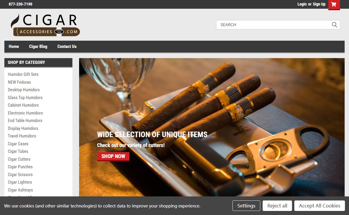 Cigar Accessories | Humidors | Cutters | Lighters | Gift Sets
