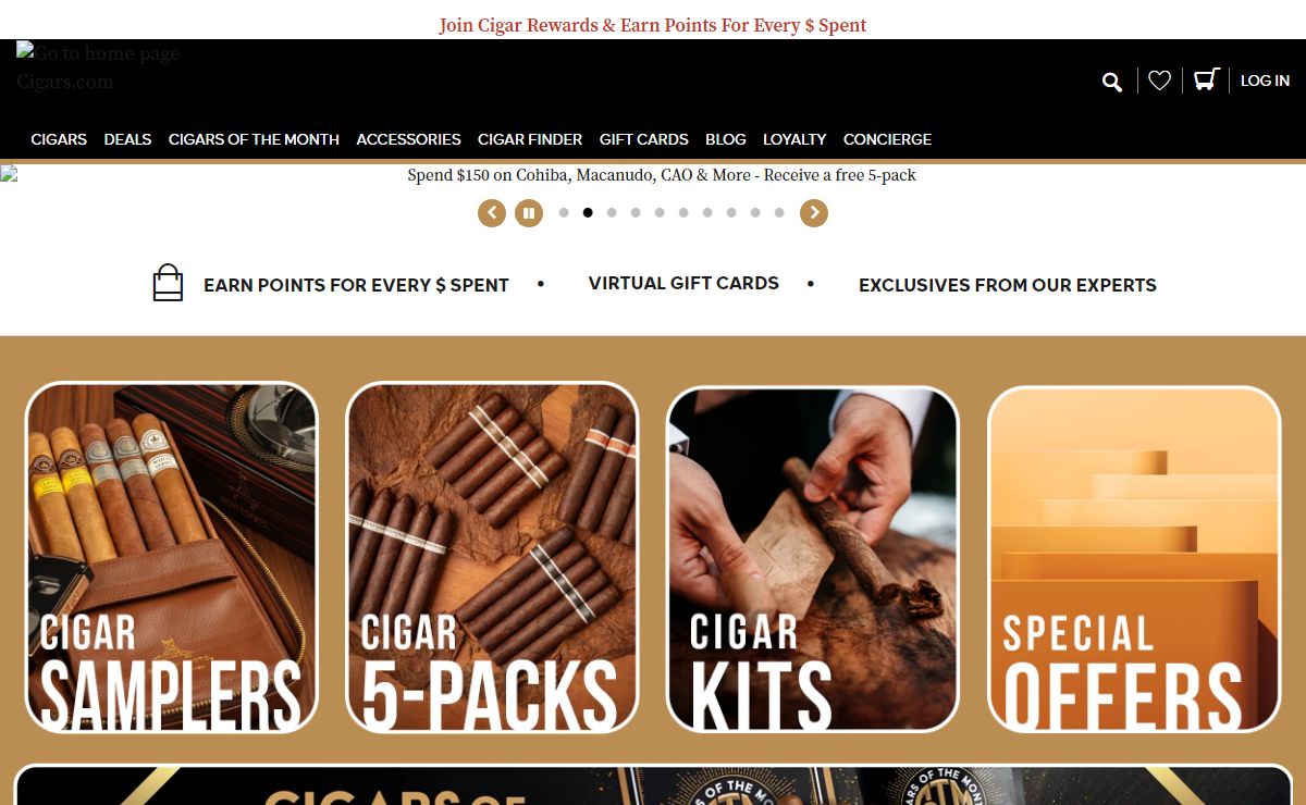 Cigars.com · Buy Premium Cigars Online