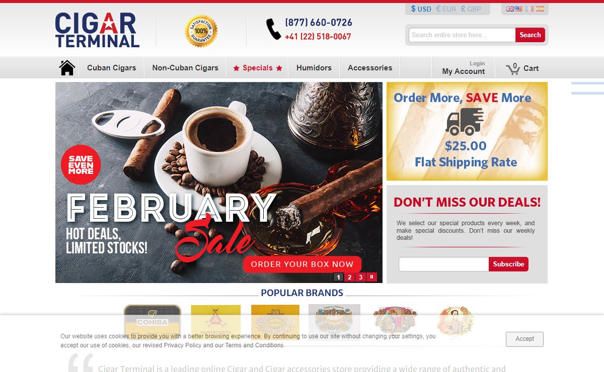 Cuban Cigars, Non-Cuban Cigars and Humidors | CigarTerminal.com
