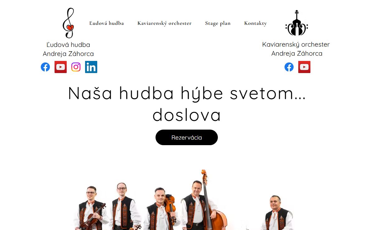Ľudová hudba Andreja Záhorca