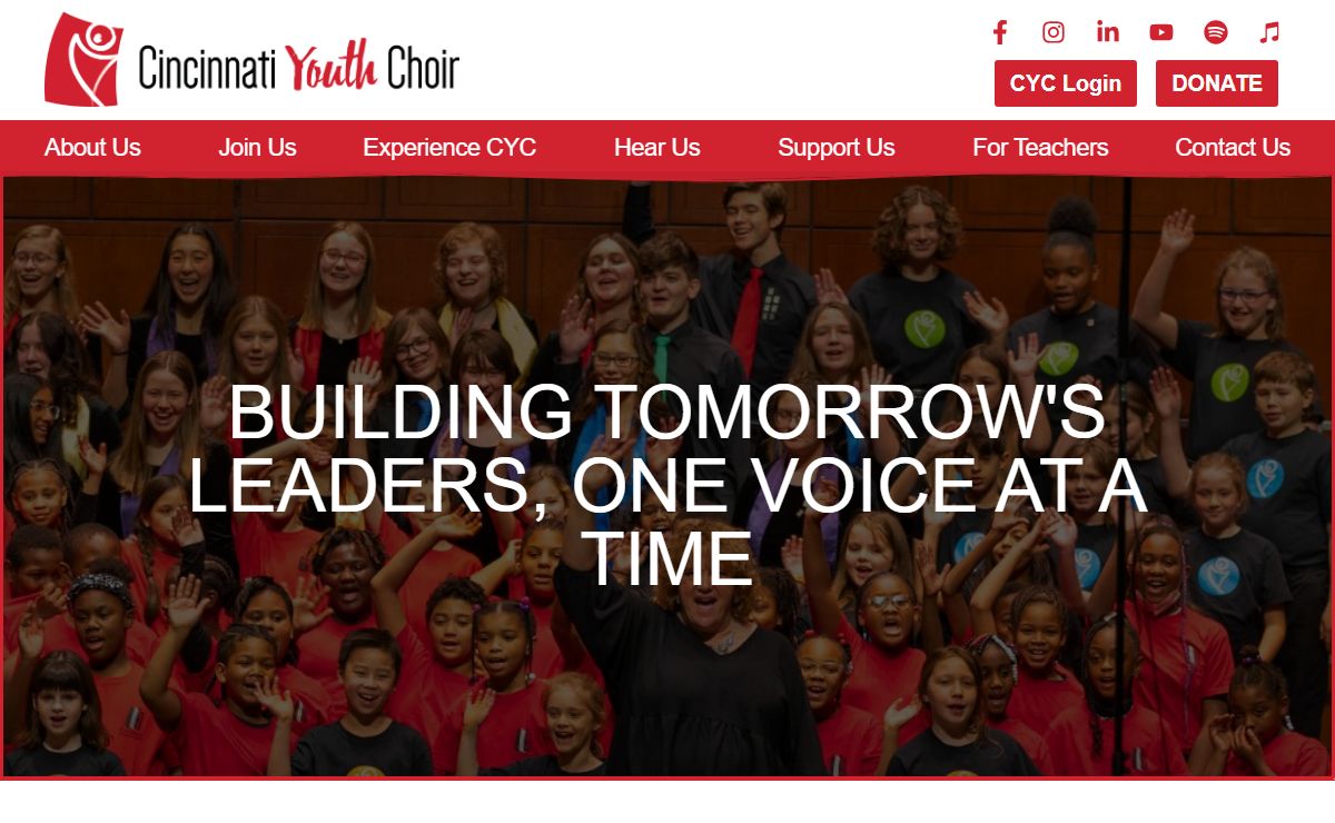 Cincinnati Youth Choir (CYC) | Located In Cincinnati, OH