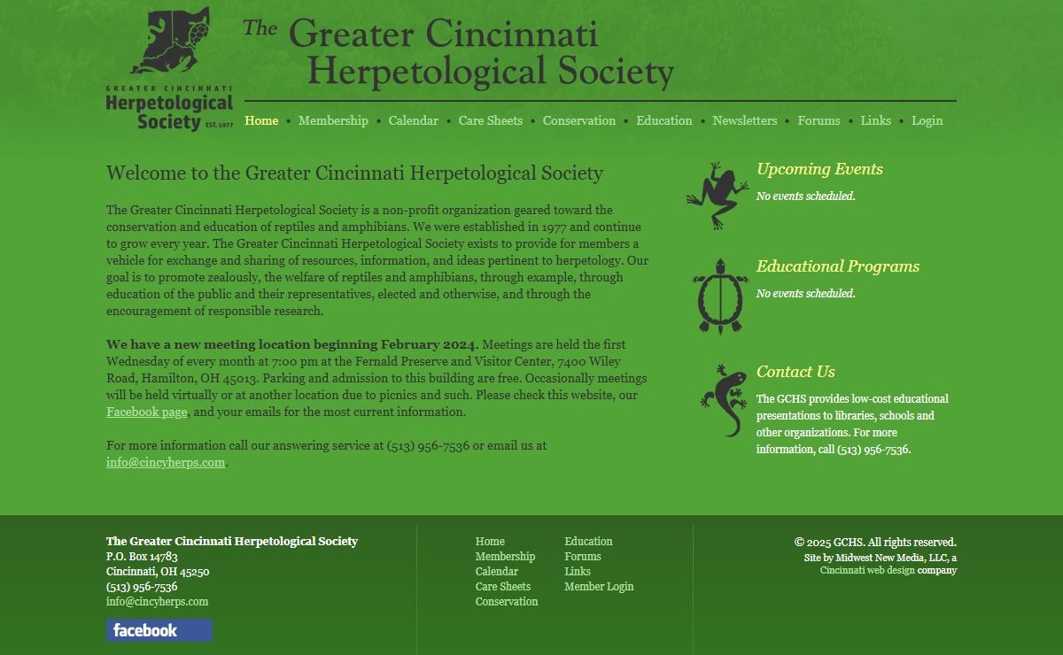 Greater Cincinnati Herpetological Society