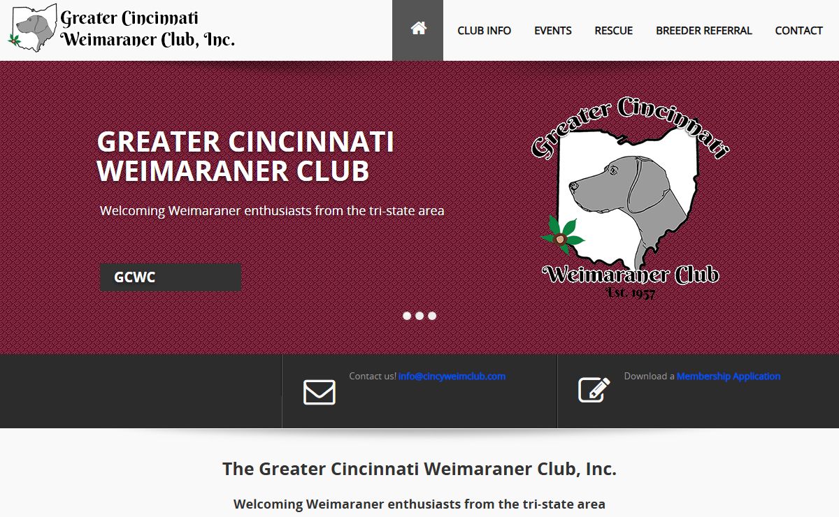 The Greater Cincinnati Weimaraner Club