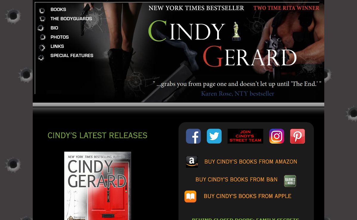 Cindy Gerard - www.cindygerard.com - Romance Suspense Author