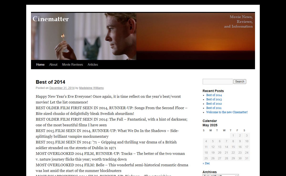 Cinematter | Movie News, Reviews and Information