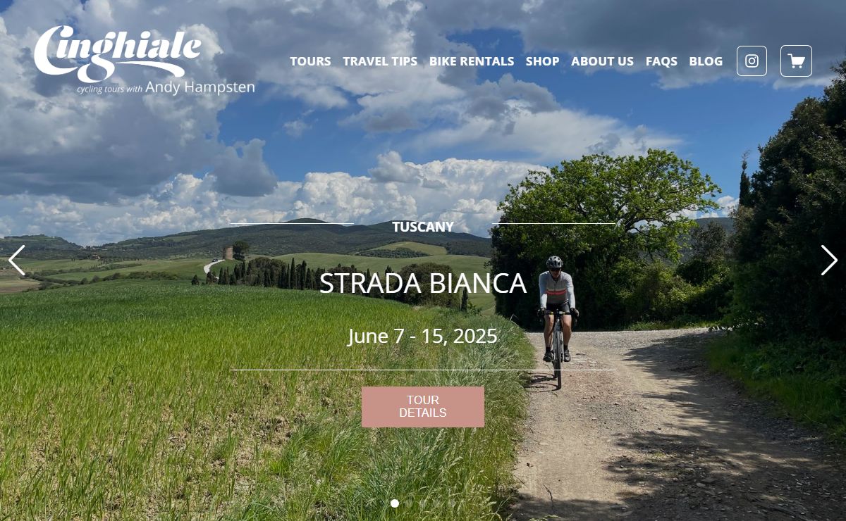 Cinghiale: Cycling tours with Andy Hampsten
