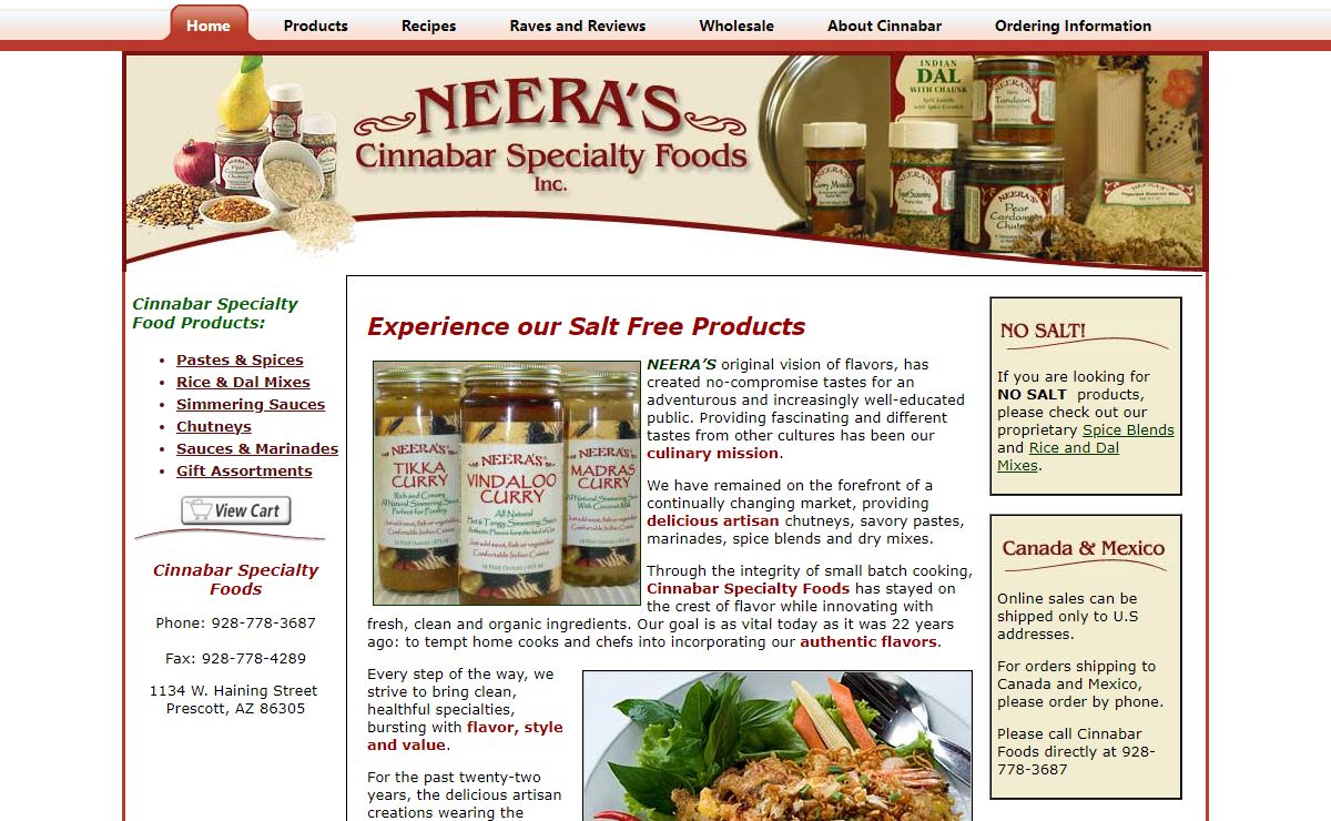 Neera's Salt Free Products Provide a Healthy Alternative For You