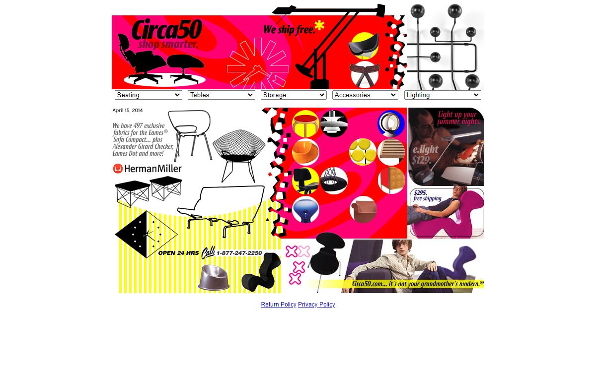 Circa50 - Mid-century design, modern furniture, butterfly chairs