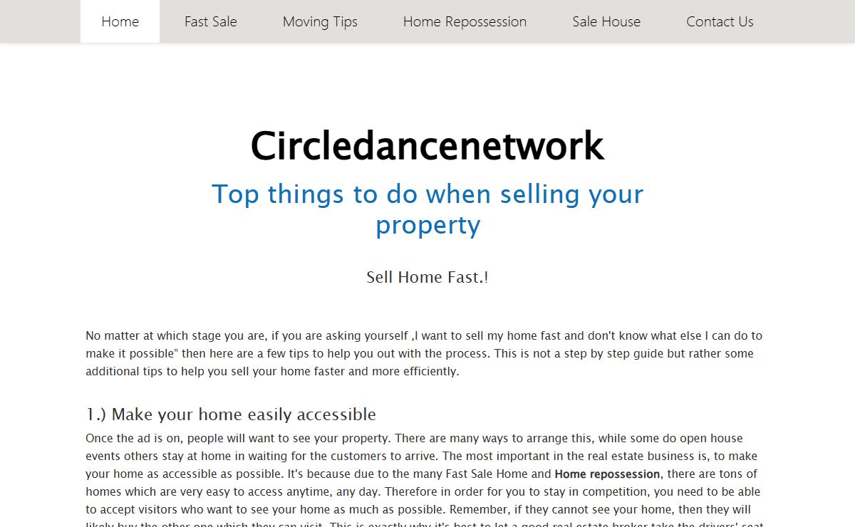Top things to do when selling your property