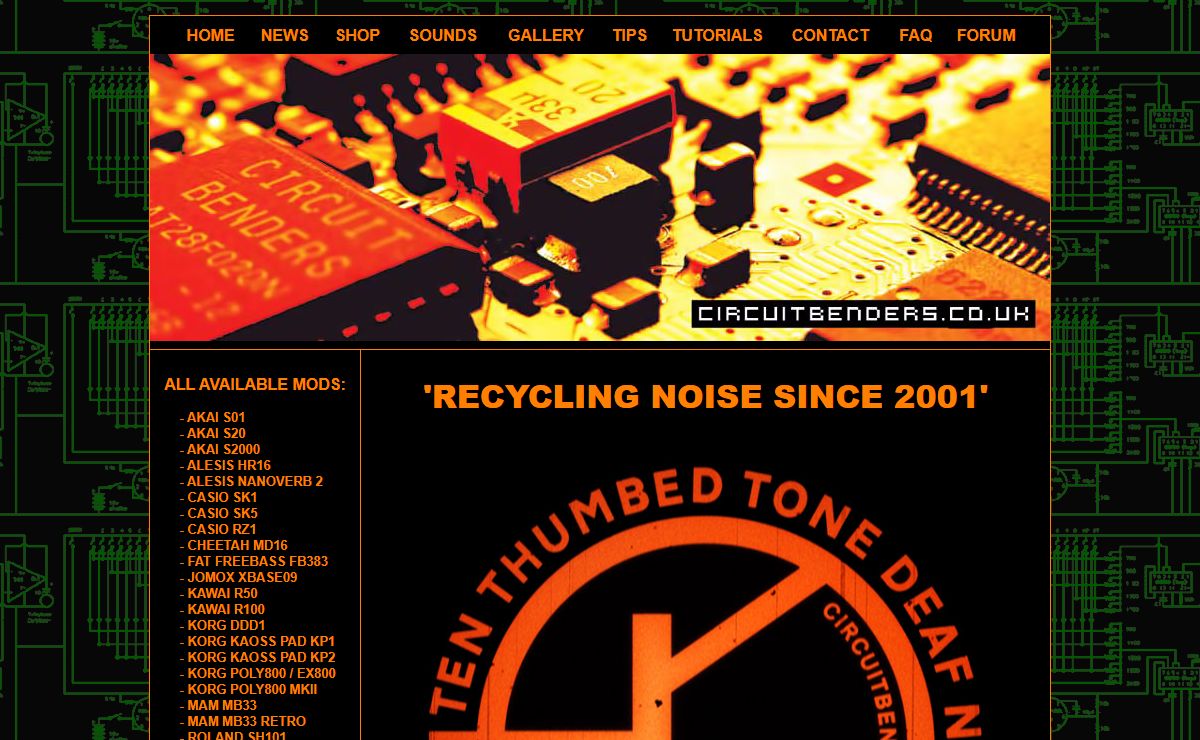 Circuitbenders - Custom built electronic audio insanity machines