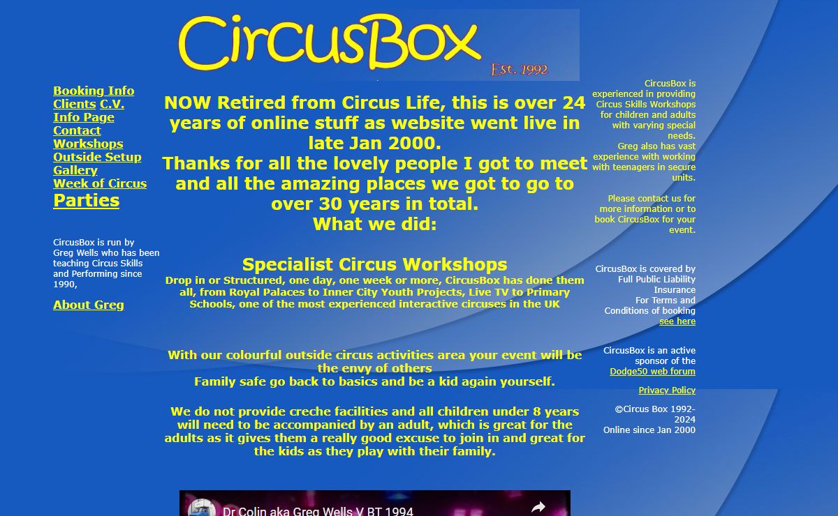 Circus Skills Workshops and Performances with CircusBox Childrens Circus