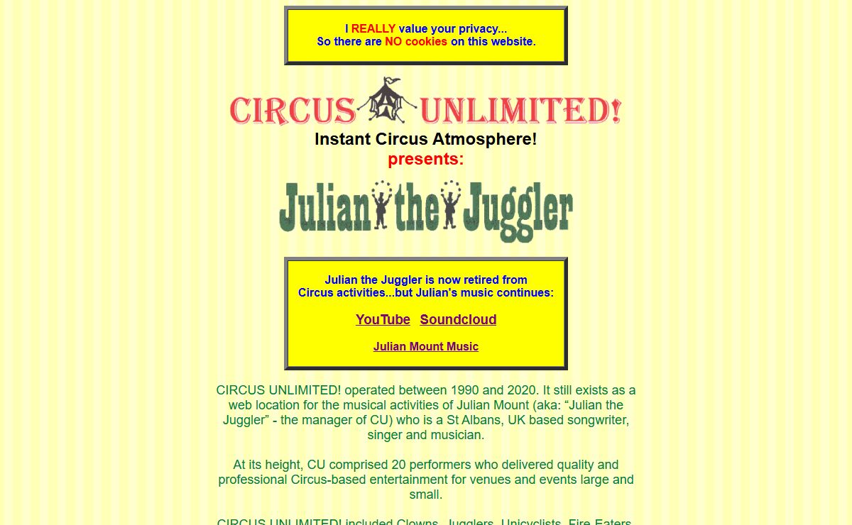CIRCUS UNLIMITED! presents Julian the Juggler