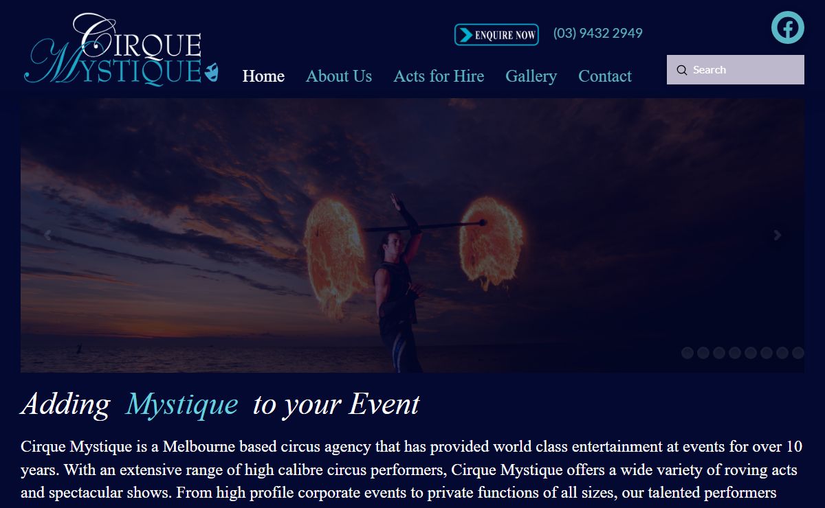 Melbourne Circus Performers & Entertainment | Cirque Mystique