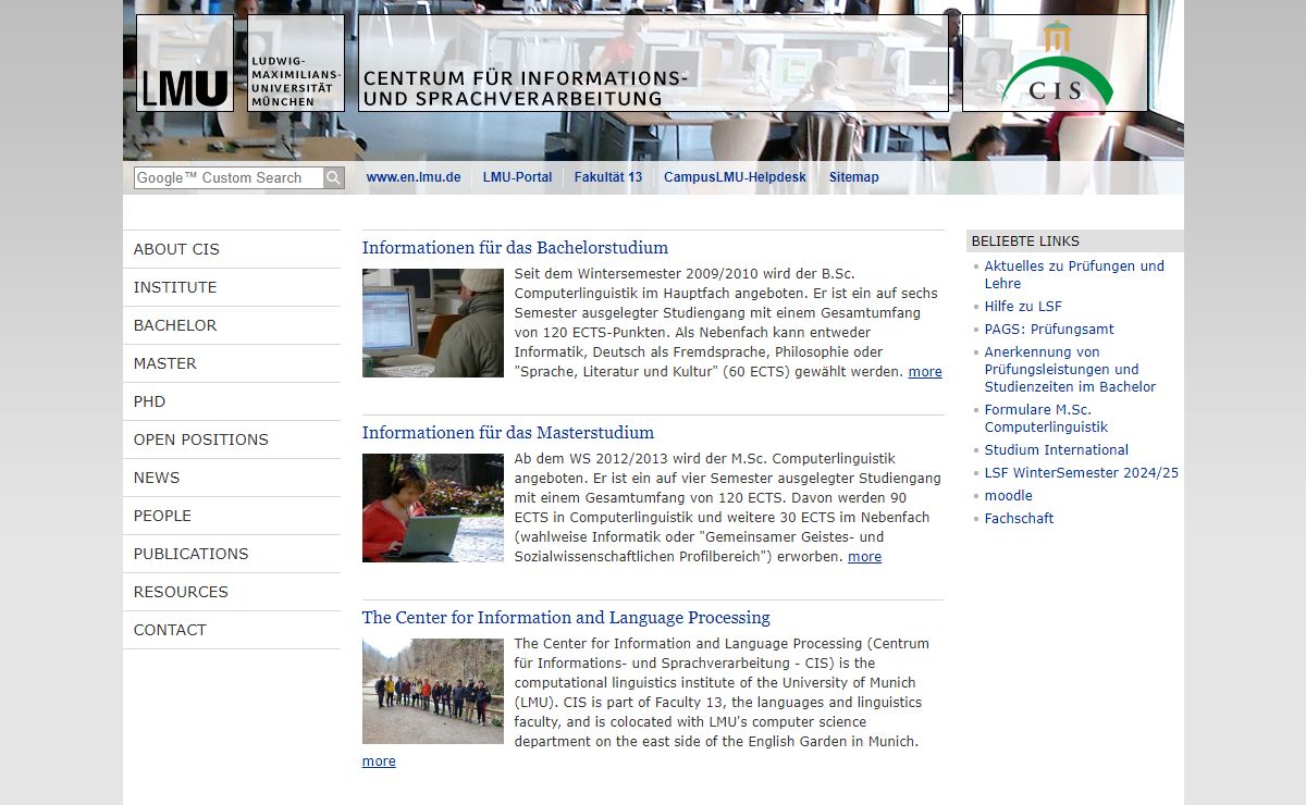 Centrum für Informations- und Sprachverarbeitung - LMU Munich