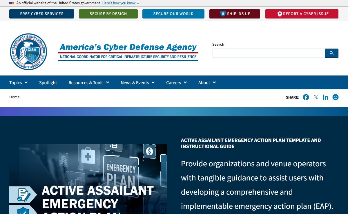 Home Page | CISA