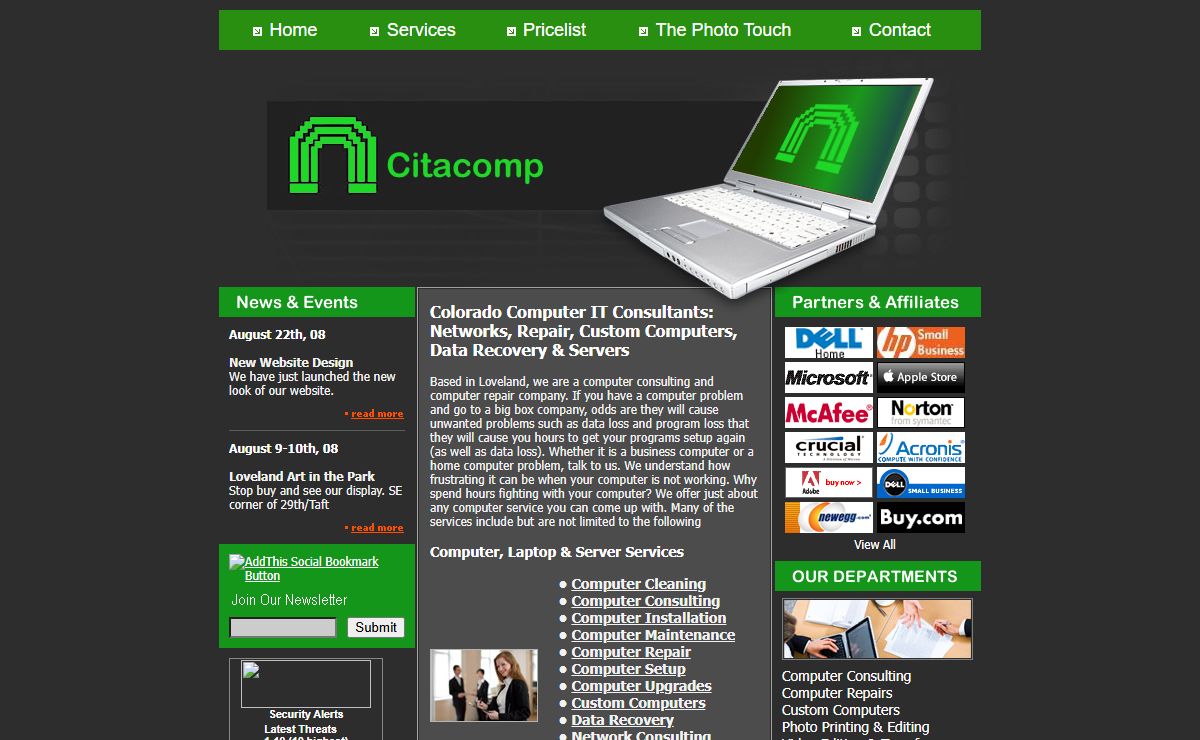 Citacomp-Northern Colorado IT Computer Consultants & Repair : Laptops, Servers & Network Installation