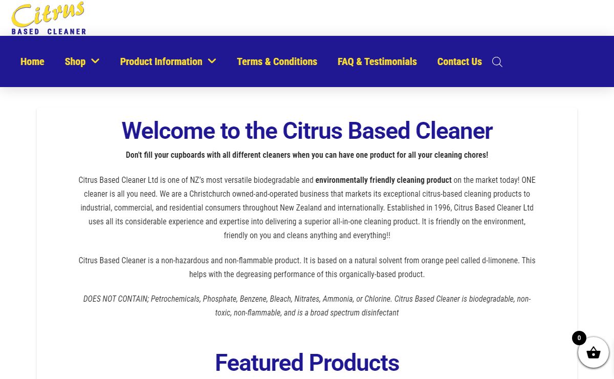 Citrus-Based Cleaners NZ | Non-Toxic Biodegradable Options