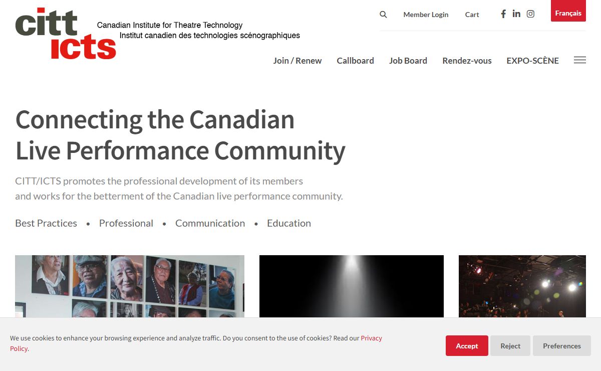 Home | Canadian Institute for Theatre Technology