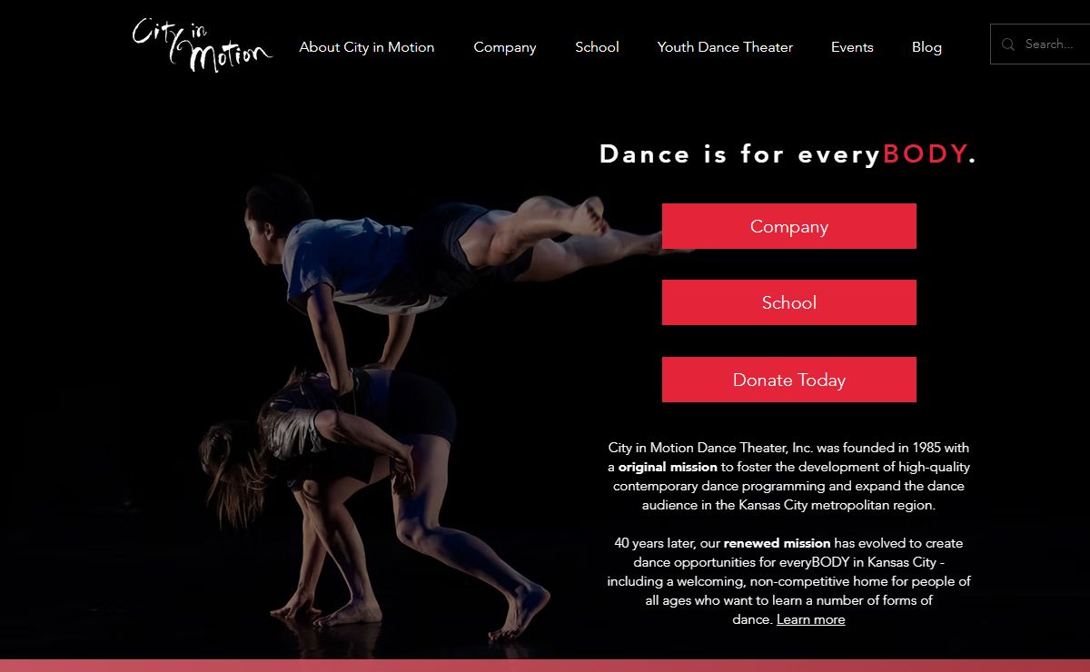 Dance | City In Motion Dance Theater | Kansas City