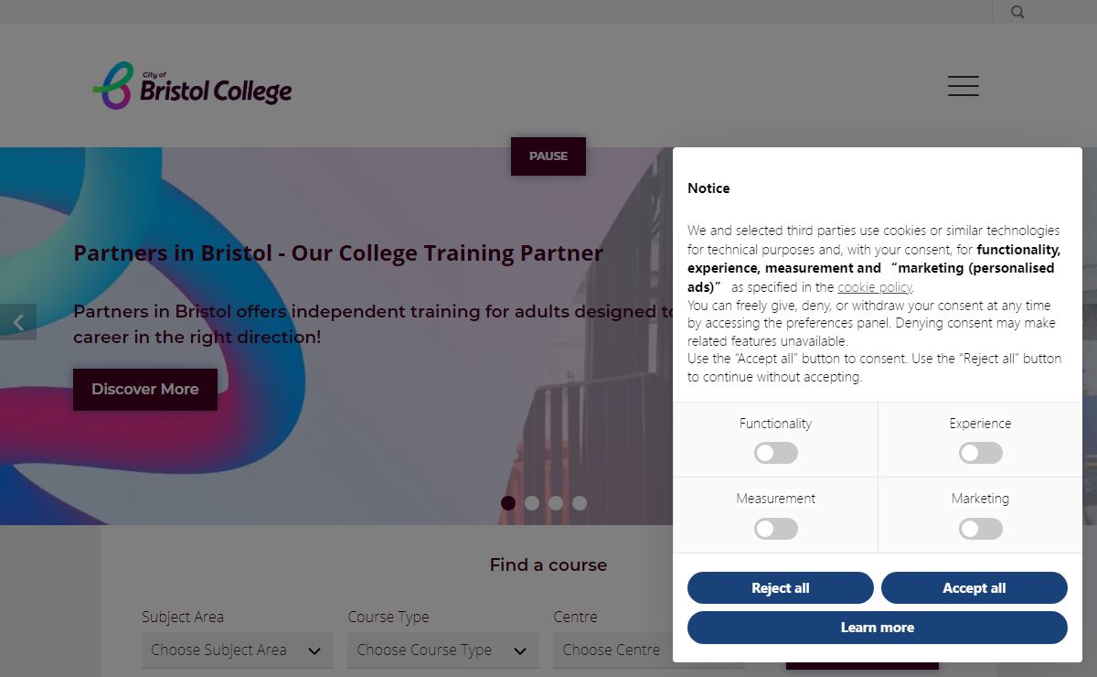 COBC Home - City of Bristol College