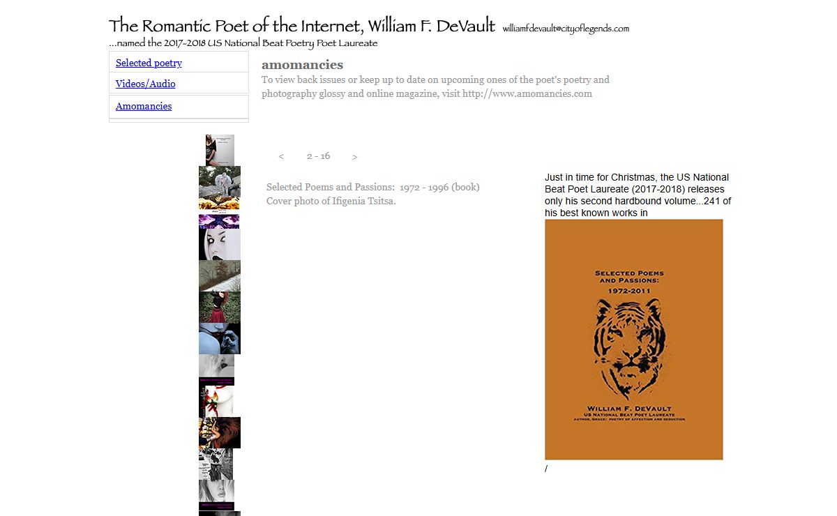 William F. DeVault's City of Legends
