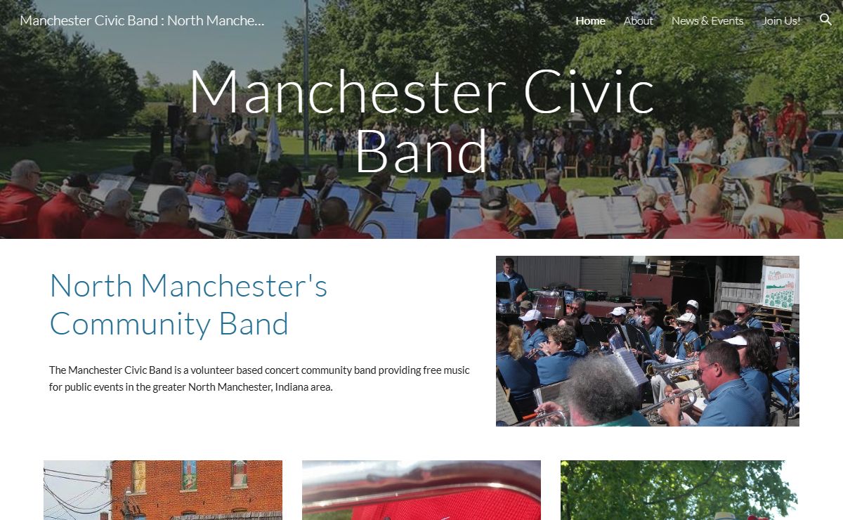 Manchester Civic Band : North Manchester, Indiana