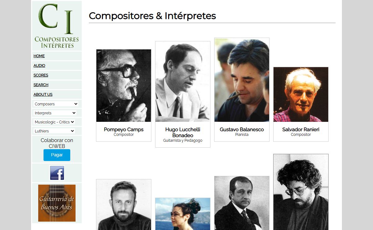Compositores & Intérpretes - Presentacion