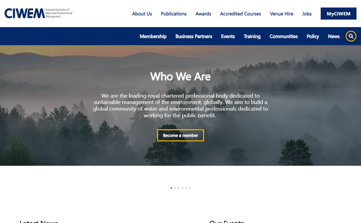 The Chartered Institution of Water and Environmental Management - CIWEM