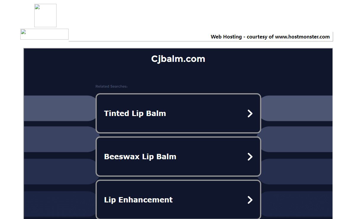 Welcome cjbalm.com - Hostmonster.com