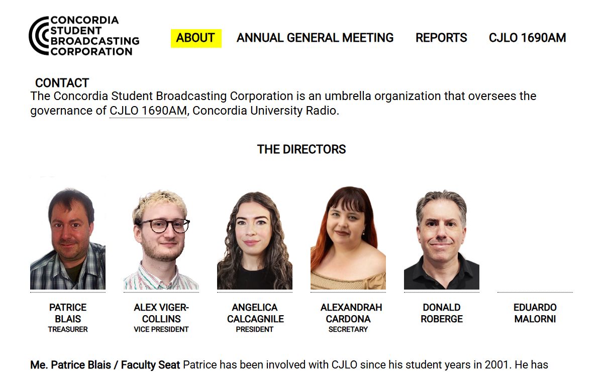 Concordia Student Broadcasting Corporation