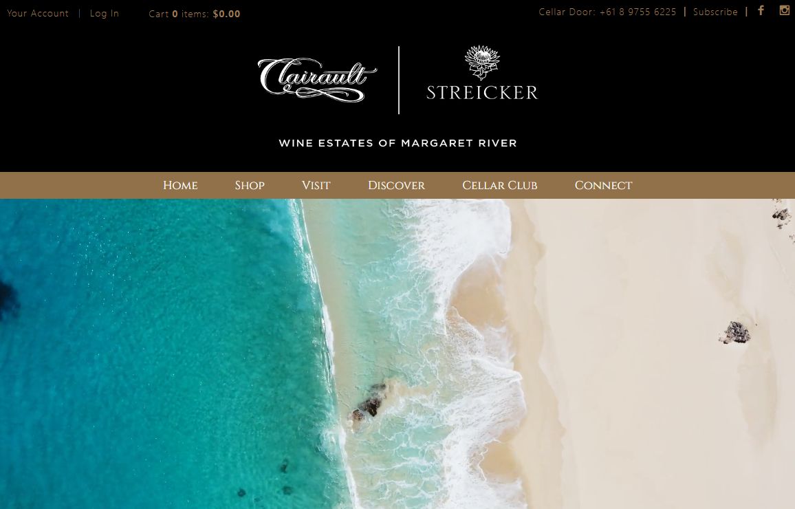 Clairault Streicker Wines - Homepage