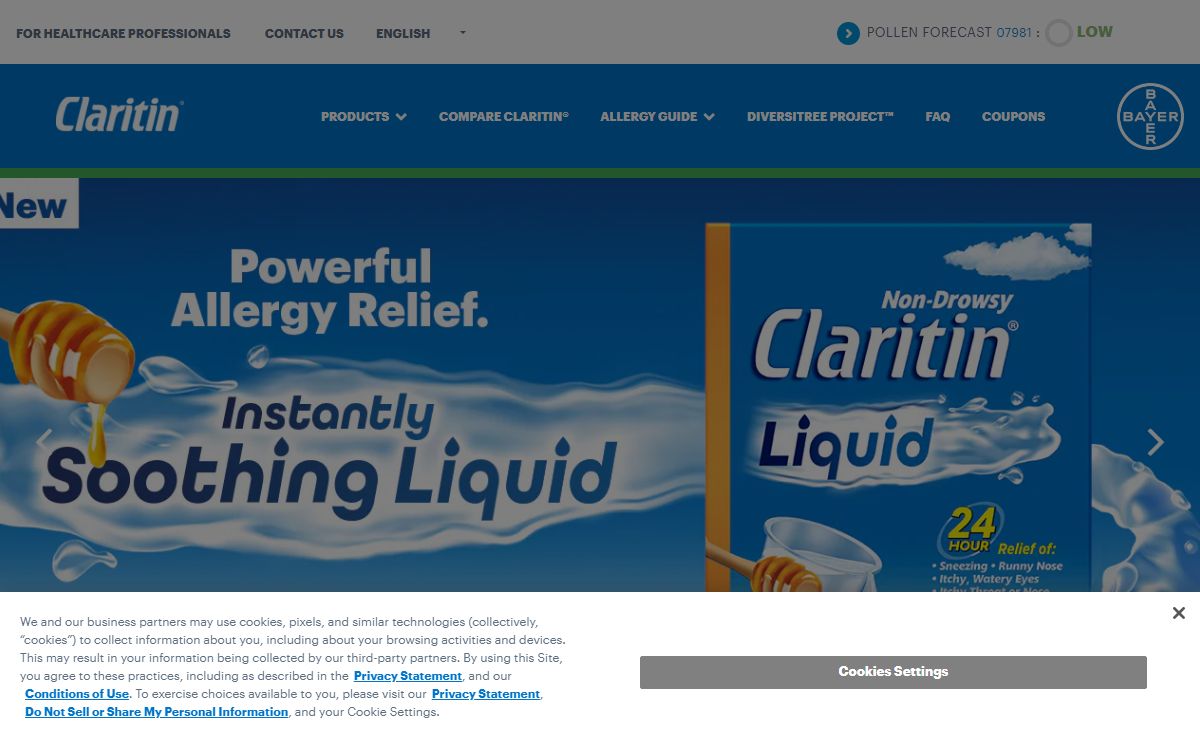 Allergy Products for Adults and Children – Claritin®