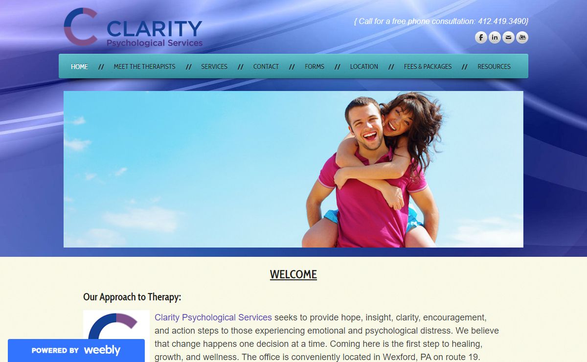 Clarity Psychological Services, LLC - Clarity Psychological Services | Therapy Cranberry and Wexford PA Psychologist